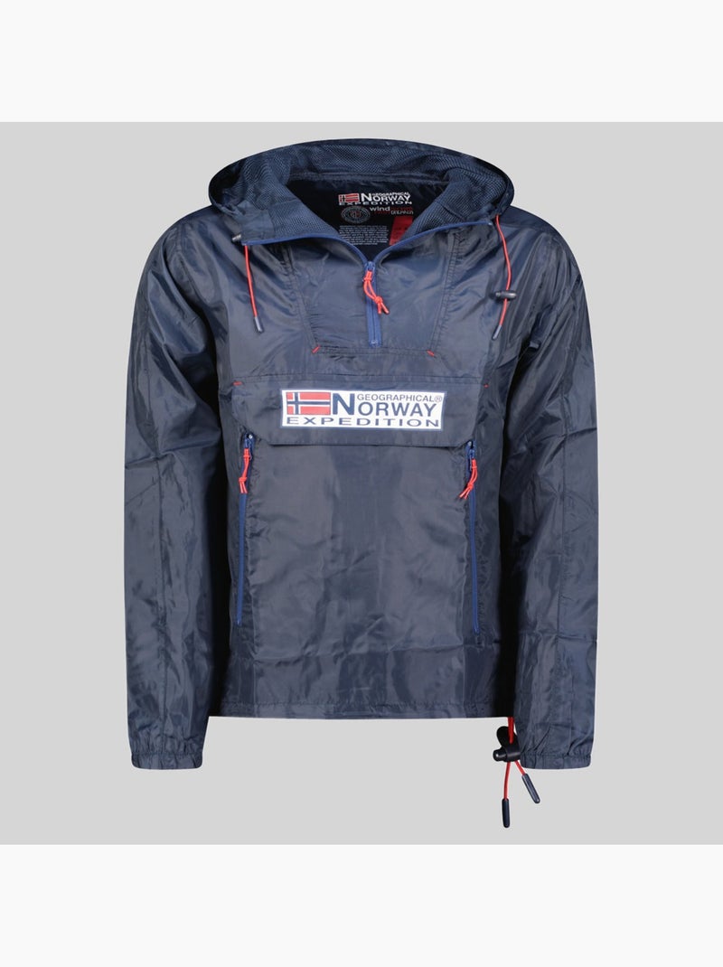 Chaqueta con capucha choupa – geographical norway Azul marino - Kiabi