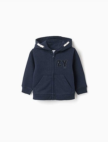 Chaqueta con capucha con bordado bouclé ZY