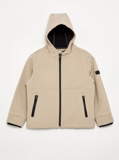 Chaqueta con capucha forrada de micropolar - Kiabi Chaqueta con capucha forrada de micropolar - Kiabi