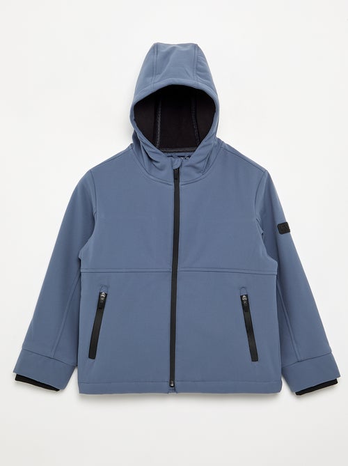 Chaqueta con capucha forrada de micropolar - Kiabi Chaqueta con capucha forrada de micropolar - Kiabi