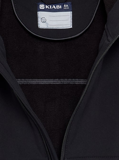 Chaqueta con capucha forrada de micropolar - Kiabi Chaqueta con capucha forrada de micropolar - Kiabi