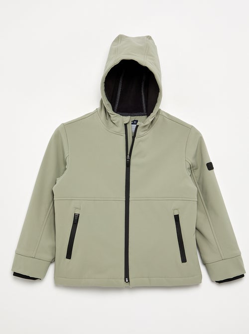 Chaqueta con capucha forrada de micropolar - Kiabi Chaqueta con capucha forrada de micropolar - Kiabi