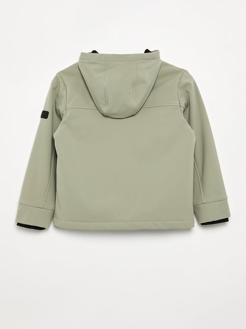 Chaqueta con capucha forrada de micropolar - Kiabi Chaqueta con capucha forrada de micropolar - Kiabi