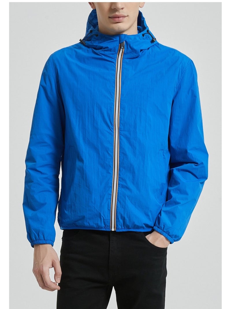 Chaqueta con capucha Kebello Azul cielo - Kiabi
