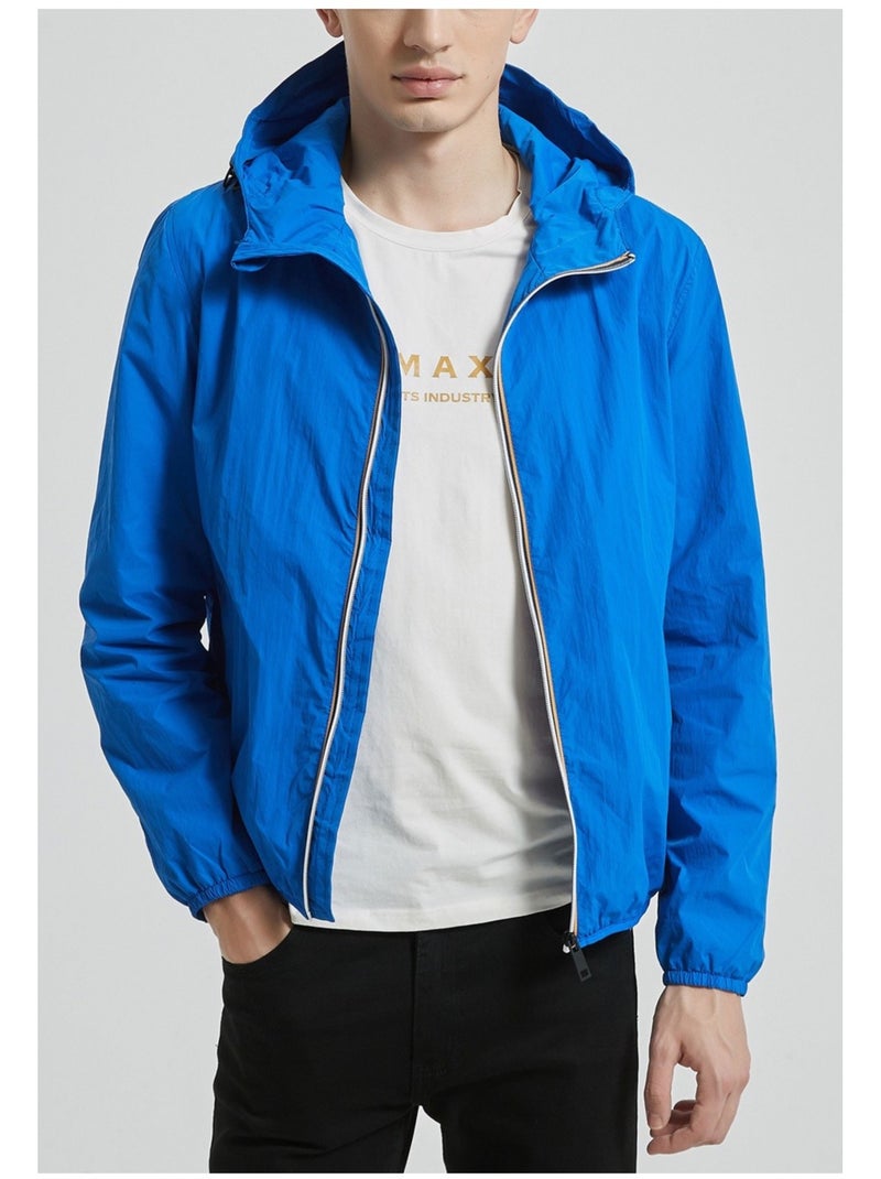 Chaqueta con capucha Kebello Azul cielo - Kiabi