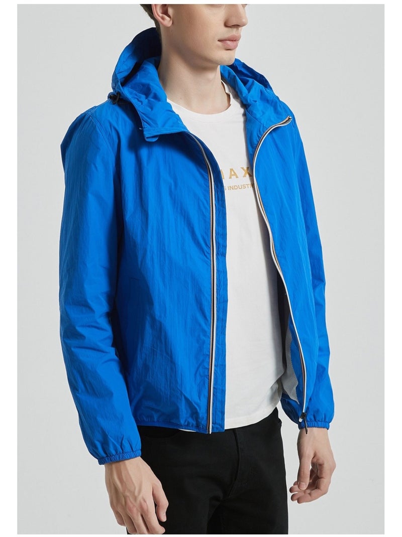 Chaqueta con capucha Kebello Azul cielo - Kiabi