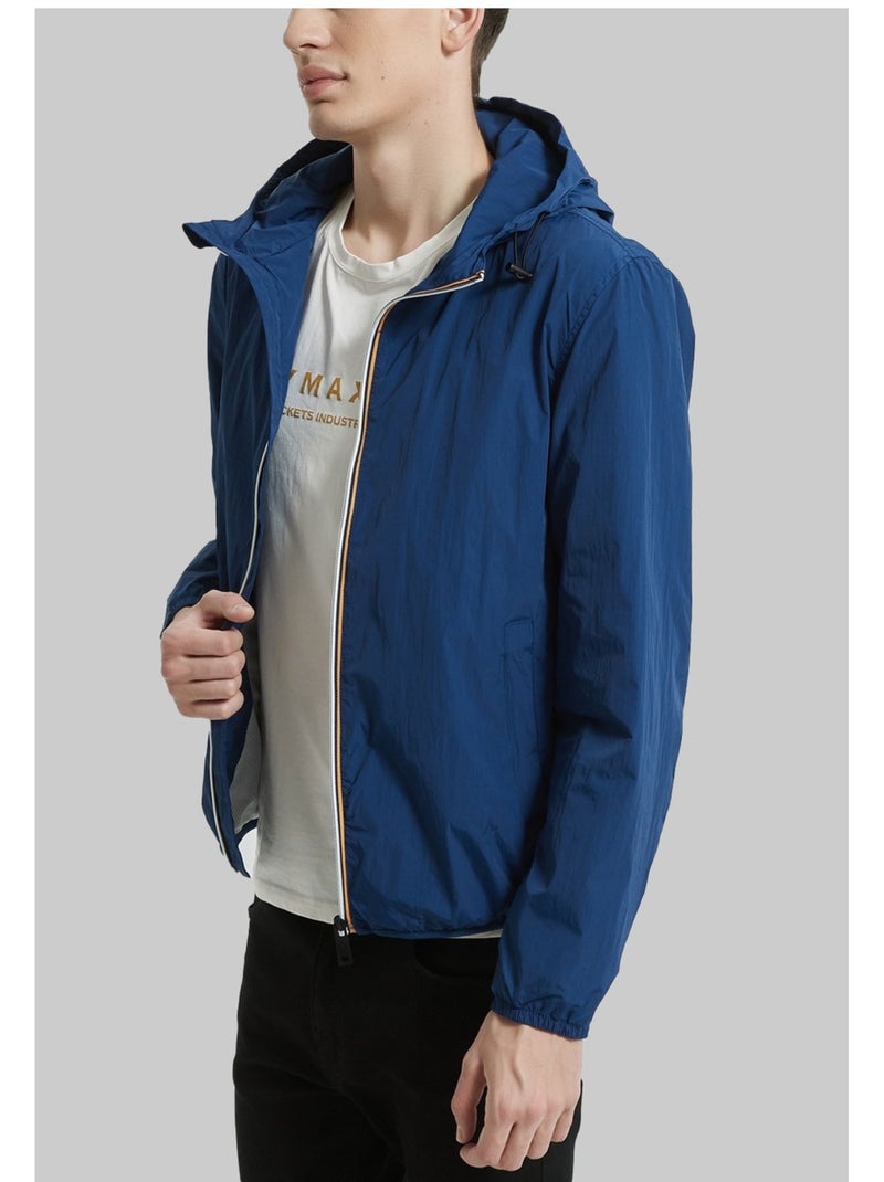 Chaqueta con capucha Kebello Azul - Kiabi