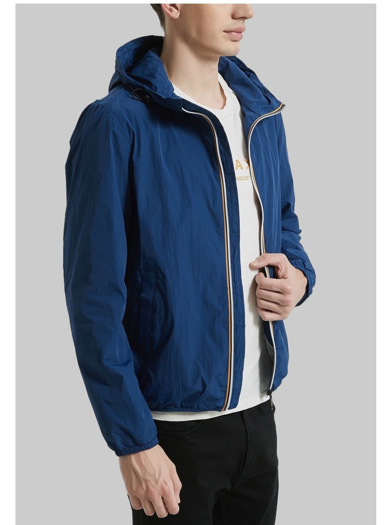 Chaqueta con capucha Kebello Azul - Kiabi