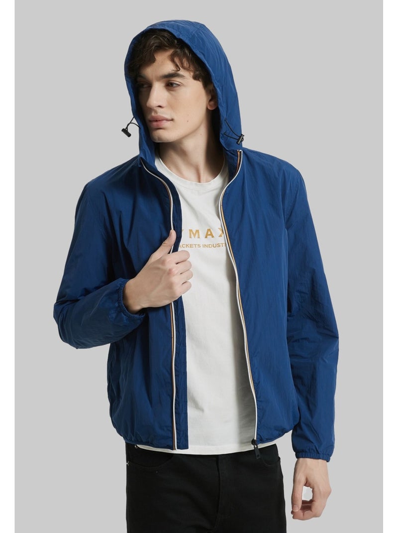 Chaqueta con capucha Kebello Azul - Kiabi