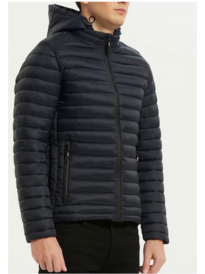 chaqueta con capucha Kebello Azul marino - Kiabi