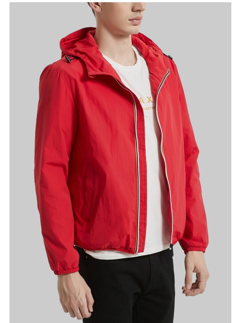 Chaqueta con capucha Kebello Rojo - Kiabi