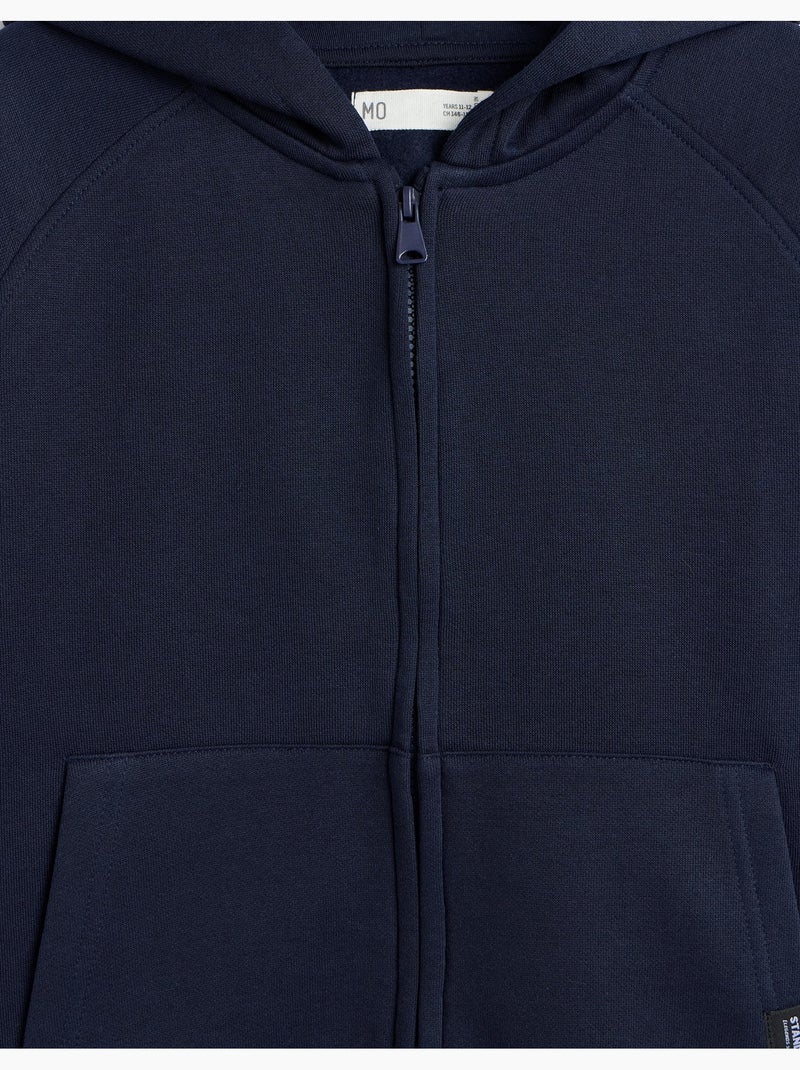 Chaqueta con capucha, mo fashion Azul - Kiabi