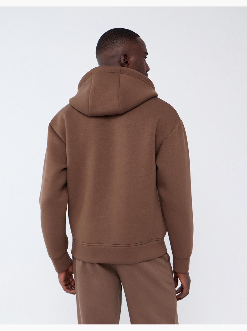 Chaqueta con capucha, mo fashion Marrón - Kiabi