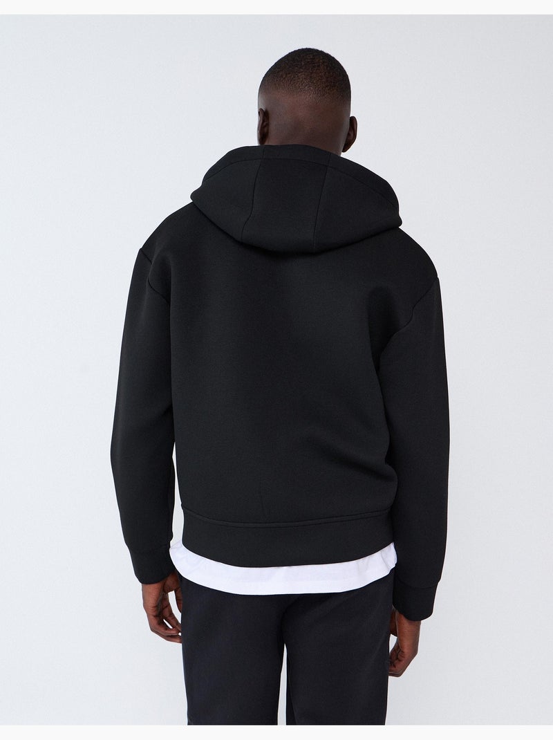 Chaqueta con capucha, mo fashion Negro - Kiabi
