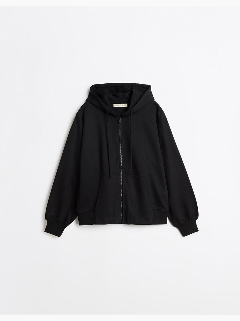 Chaqueta con capucha, mo fashion Negro - Kiabi