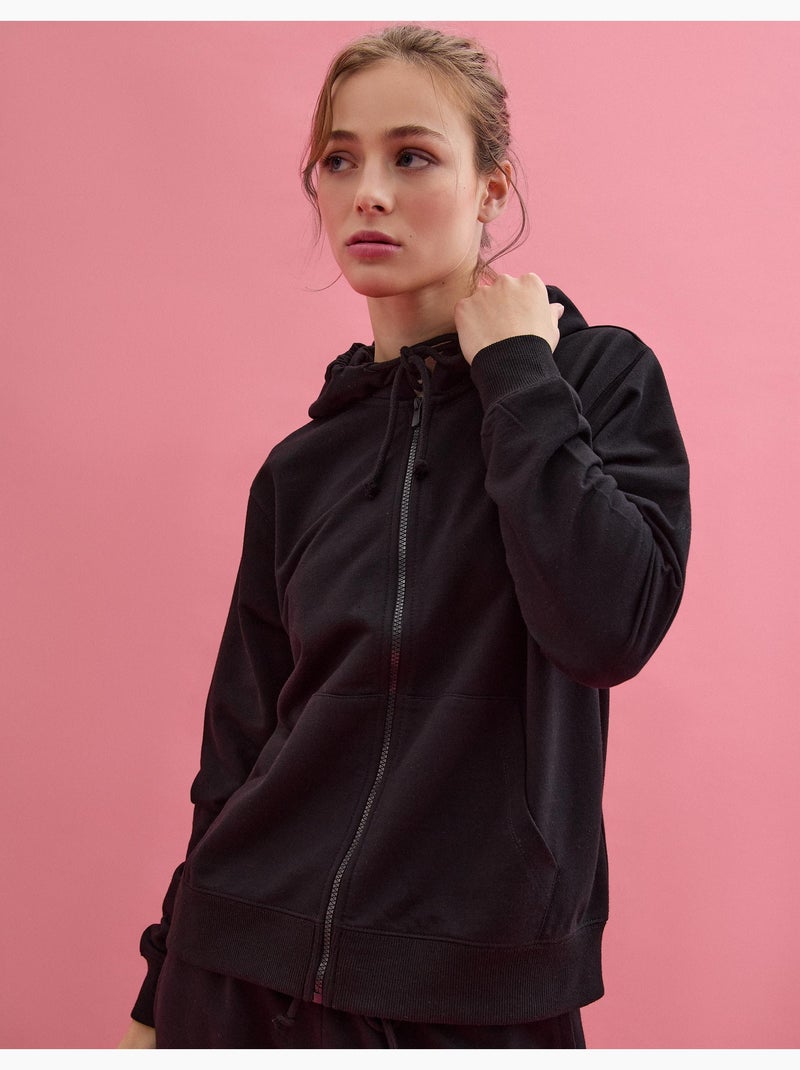 Chaqueta con capucha, MO Fashion Negro - Kiabi