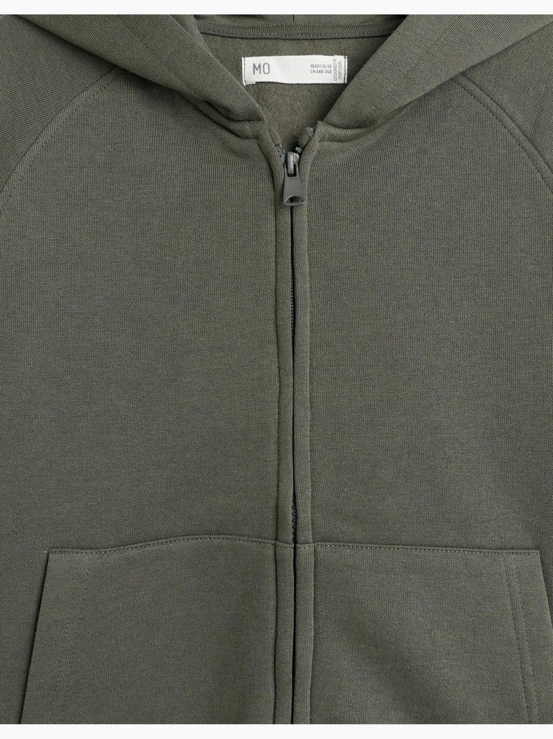 Chaqueta con capucha, mo fashion Verde - Kiabi