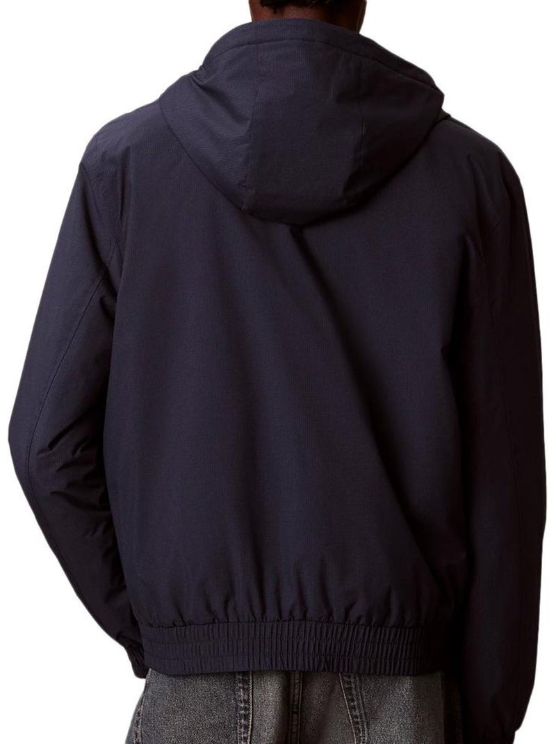 Chaqueta con Capucha para Hombre Calvin Klein Jeans Azul marino - Kiabi