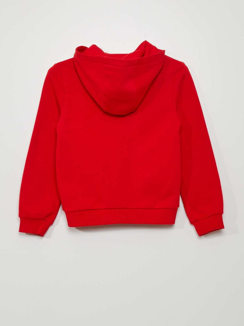 Chaqueta con capucha ROJO - Kiabi