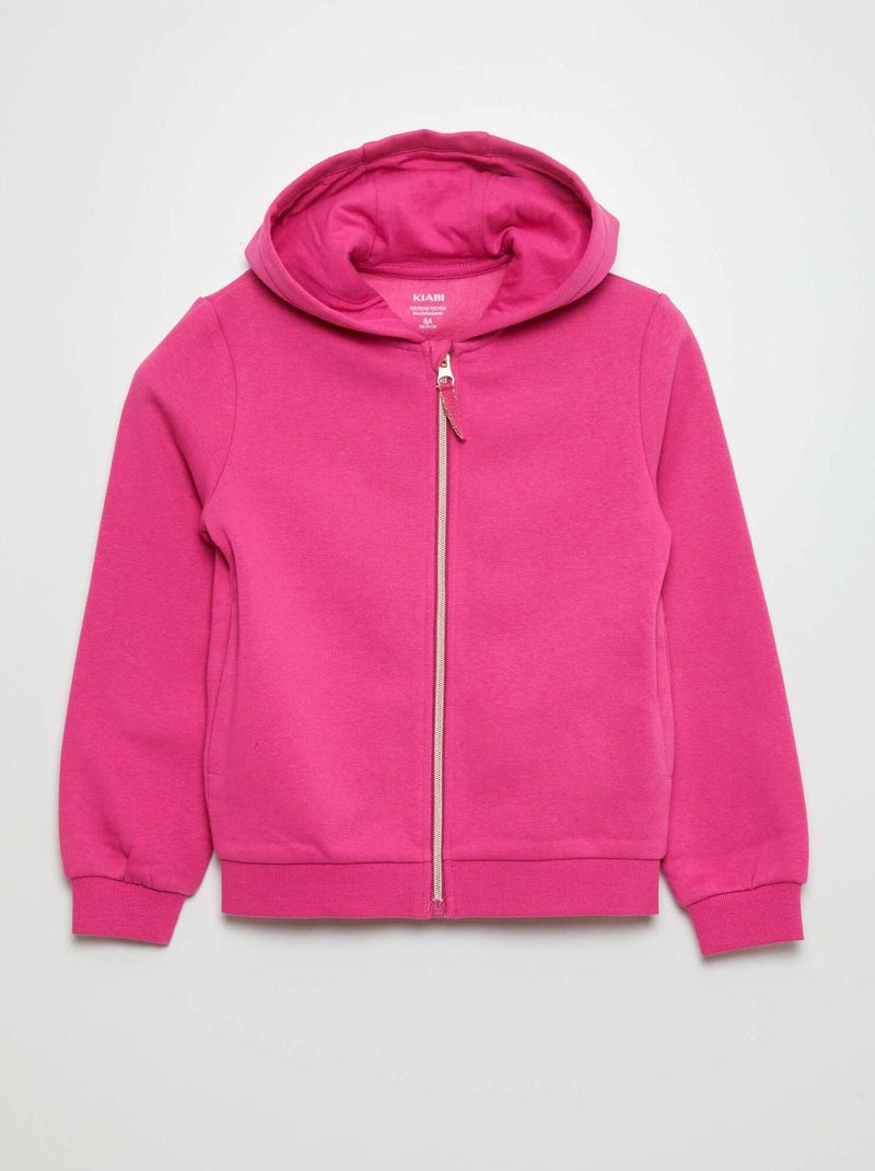 Chaqueta con capucha ROSA - Kiabi