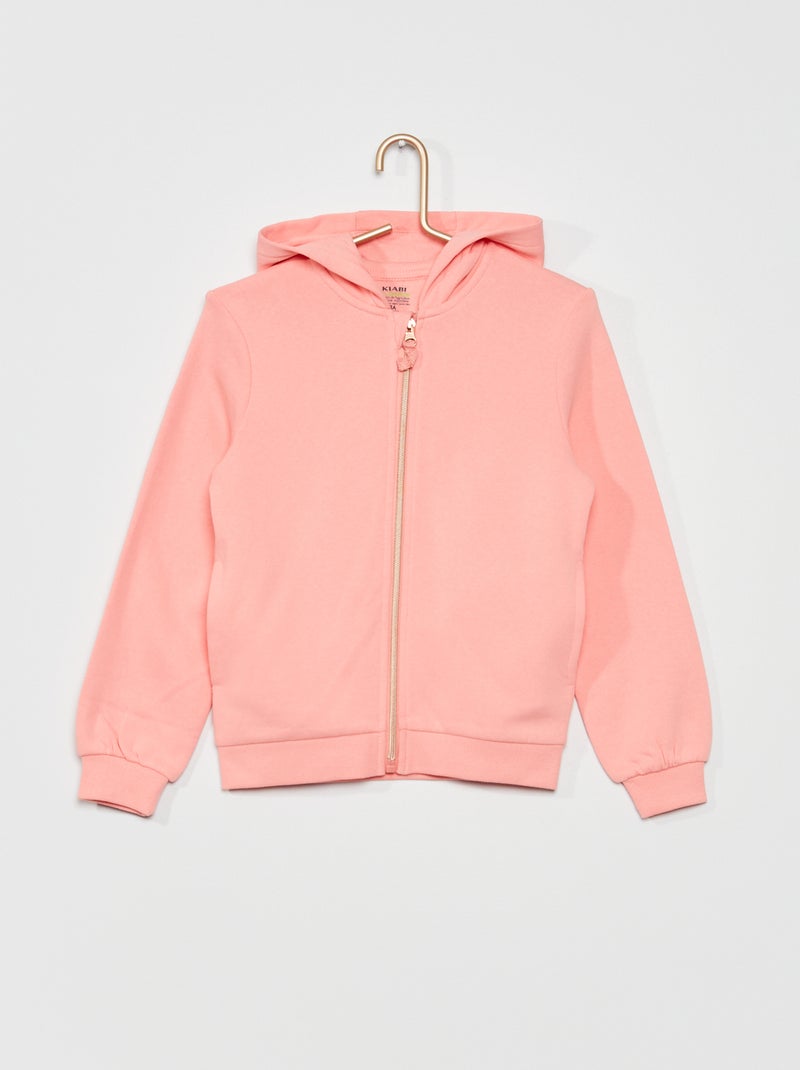Chaqueta con capucha ROSA - Kiabi