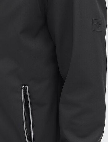 Chaqueta con capucha softshell lisa 'JJ Rebel'