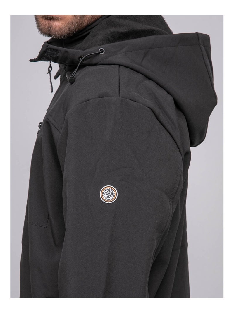 Chaqueta con capucha WALUSKA Negro - Kiabi