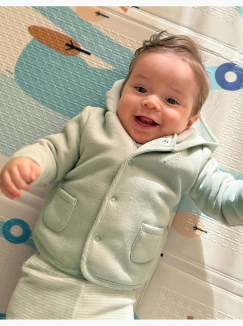 Chaqueta con capucha y forro polar térmico - Kiabi