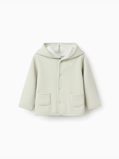Chaqueta con capucha y forro polar térmico - Kiabi