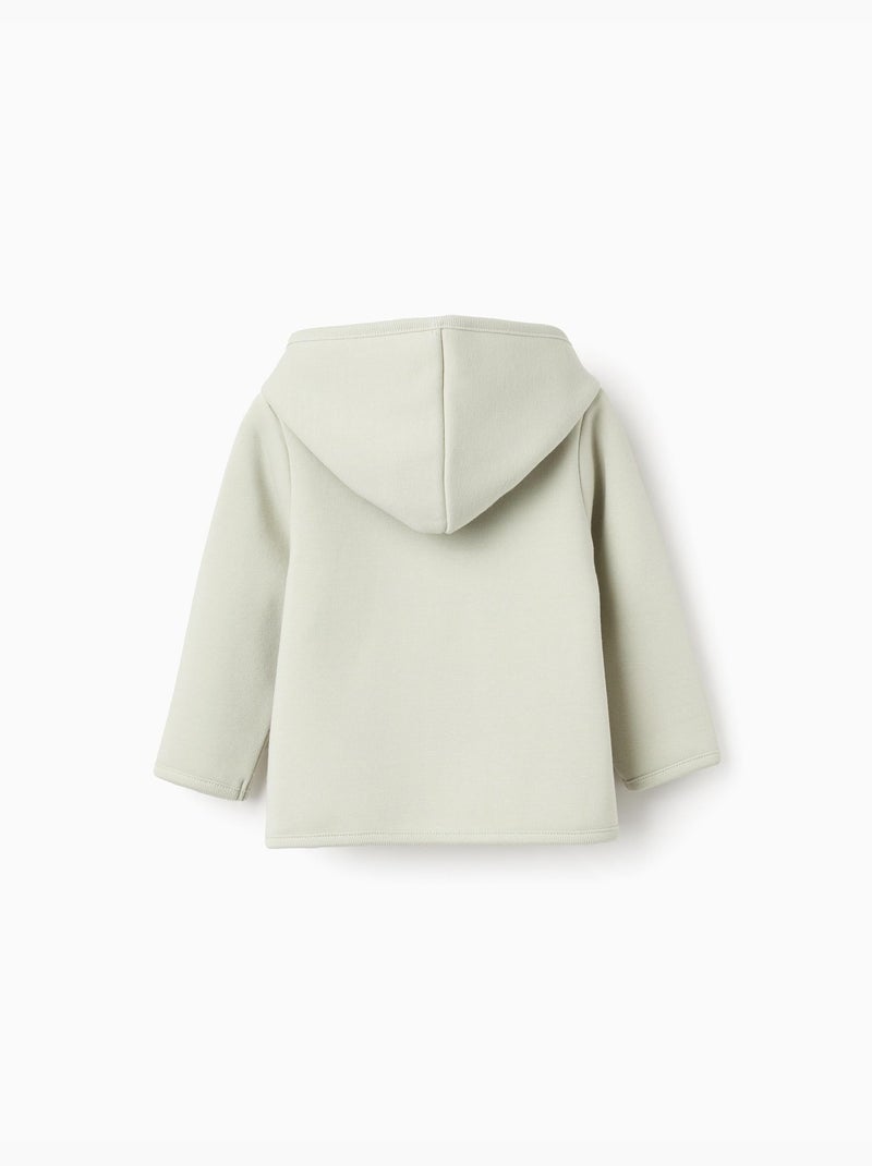 Chaqueta con capucha y forro polar térmico Verde claro - Kiabi