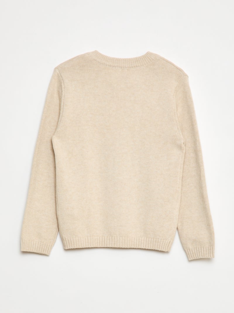 Chaqueta con cremallera - colección fácil de poner BEIGE - Kiabi