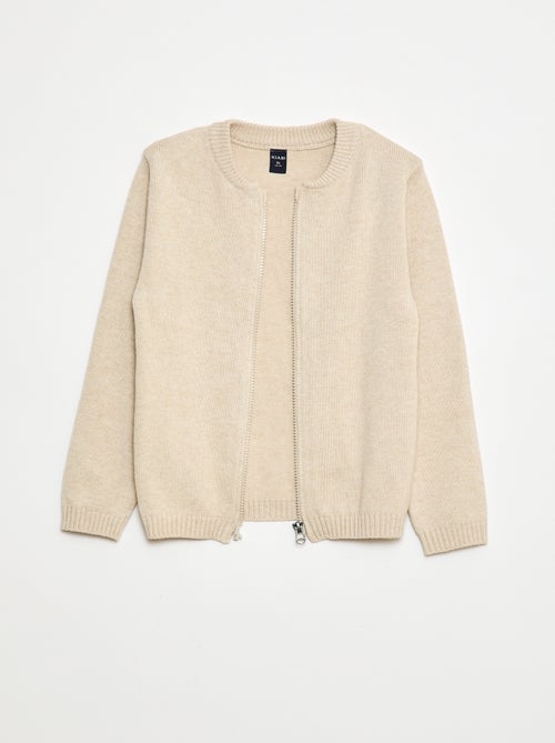 Chaqueta con cremallera - colección fácil de poner - Kiabi