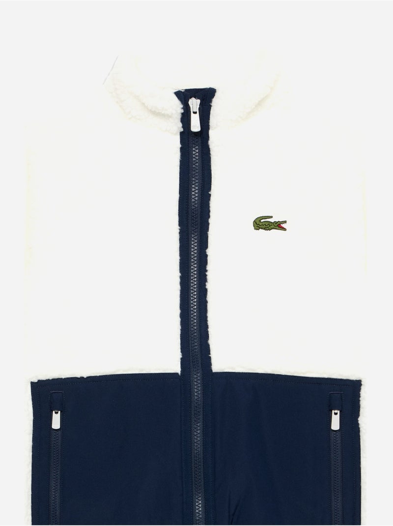 Chaqueta con cremallera - lacoste Blanco Azul - Kiabi