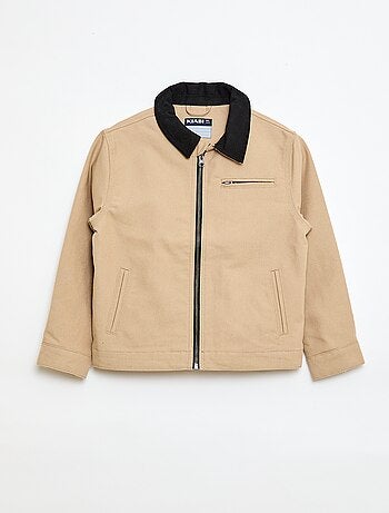 Chaqueta con cremallera estilo workwear