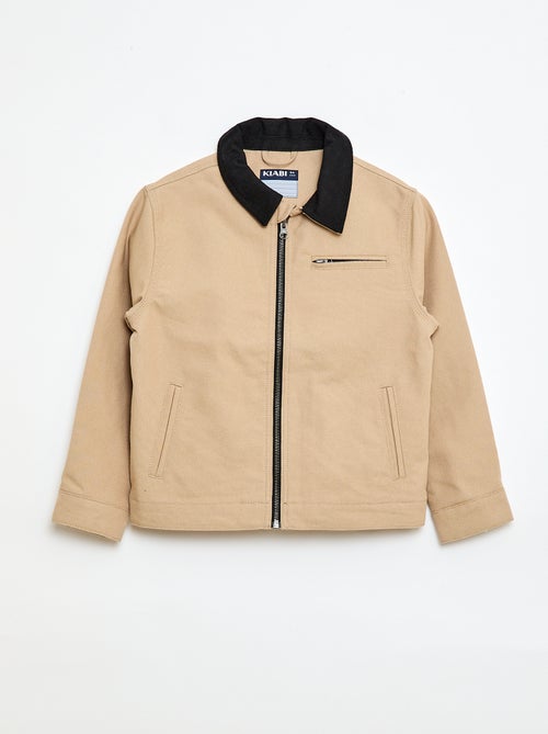 Chaqueta con cremallera estilo workwear - Kiabi