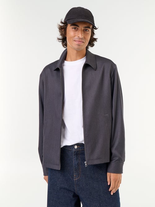 Chaqueta con cremallera lisa - Kiabi