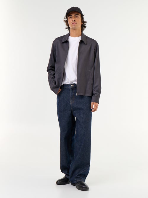 Chaqueta con cremallera lisa - Kiabi