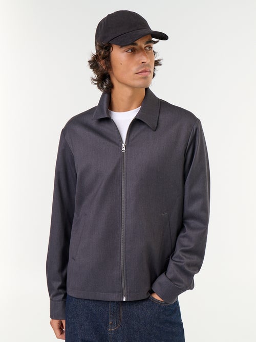 Chaqueta con cremallera lisa - Kiabi