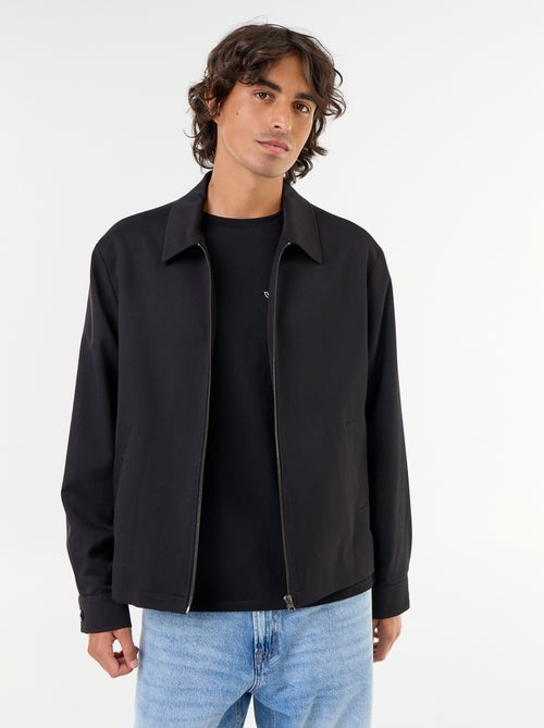 Chaqueta con cremallera lisa - Kiabi