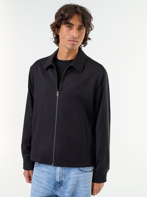Chaqueta con cremallera lisa - Kiabi