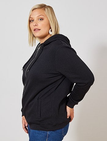 Chaqueta con cremallera y capucha - Kiabi