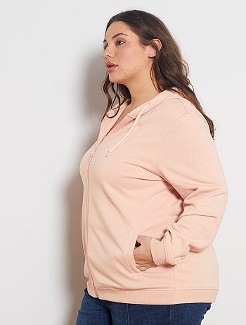 Chaqueta con cremallera y capucha - Kiabi