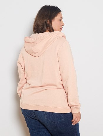 Chaqueta con cremallera y capucha - Kiabi