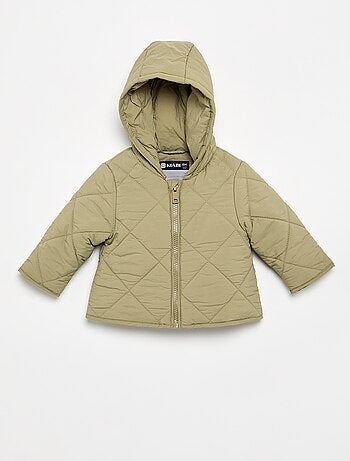 Chaqueta con cremallera y capucha
