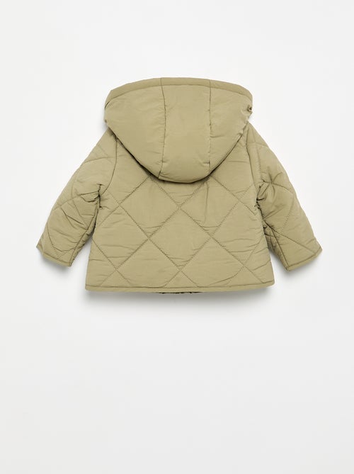 Chaqueta con cremallera y capucha - Kiabi Chaqueta con cremallera y capucha - Kiabi