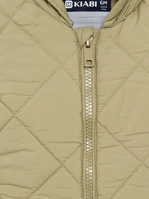 Chaqueta con cremallera y capucha - Kiabi Chaqueta con cremallera y capucha - Kiabi