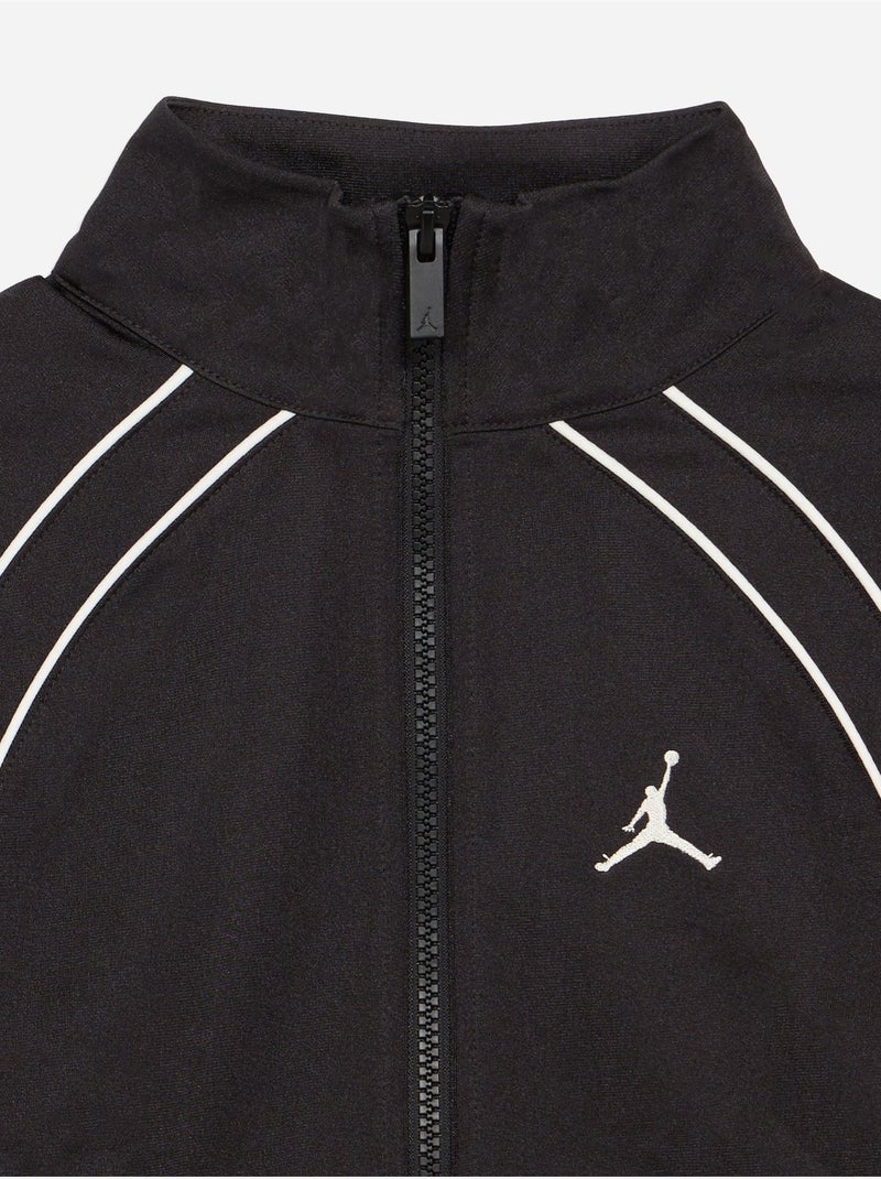 Chaqueta con cremallera y cuello alto - Jordan Negro - Kiabi
