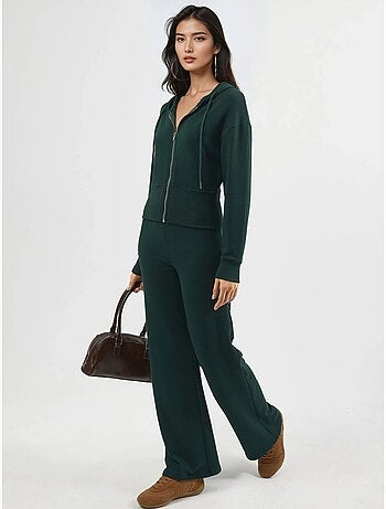 Chaqueta con cremallera y manga larga con capucha busem
