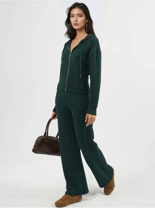 Chaqueta con cremallera y manga larga con capucha busem - Kiabi Chaqueta con cremallera y manga larga con capucha busem - Kiabi