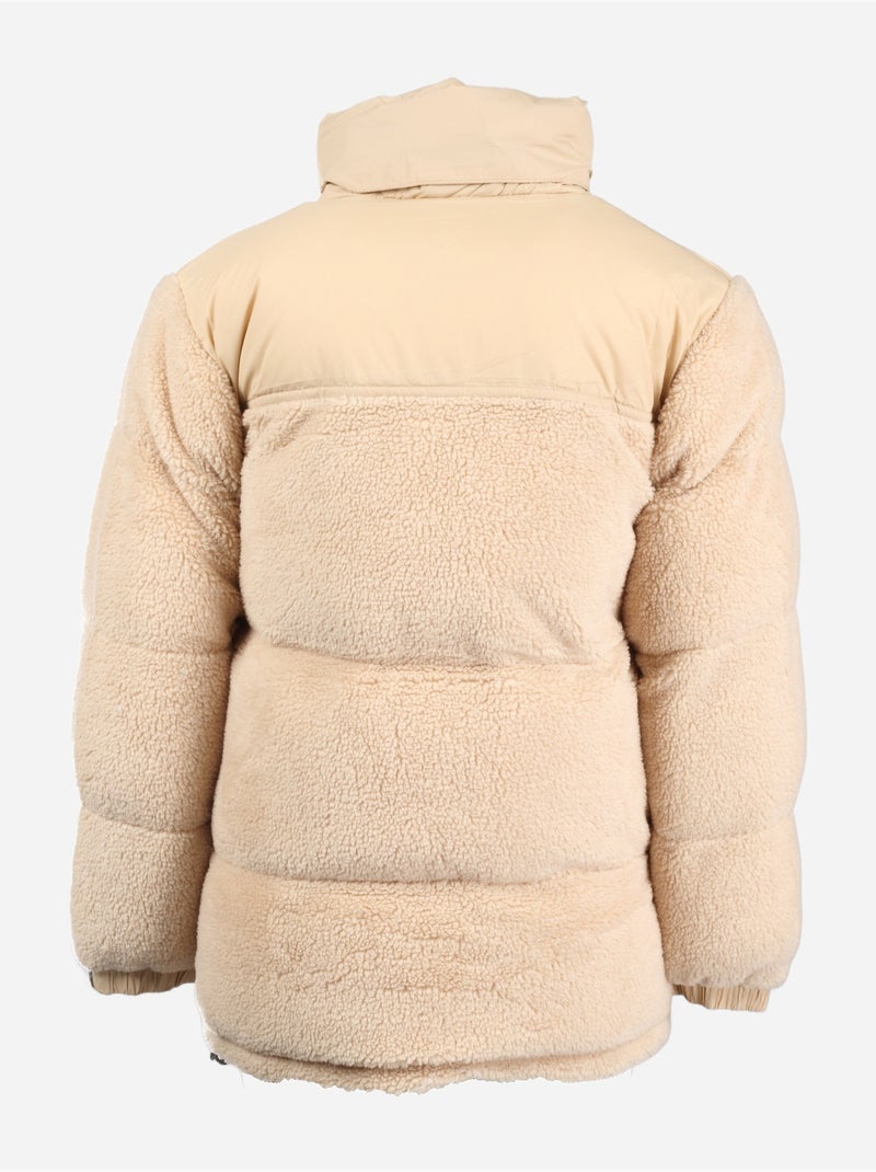 Chaqueta con cuello alto - boom kids Crema - Kiabi